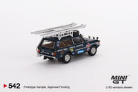 Mini GT 1/64 Range Rover 1971 British Trans-Americas Expedition (VXC-868K) Blue