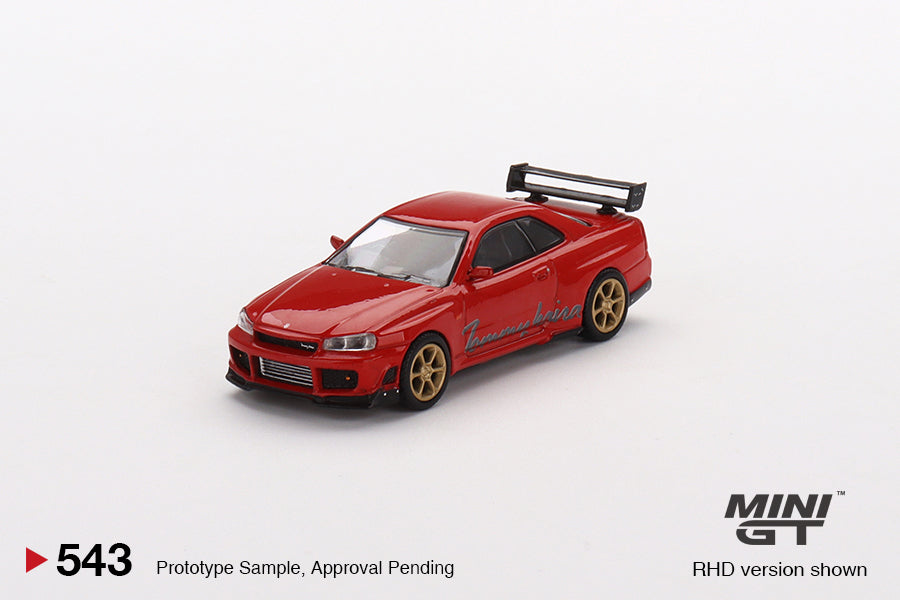 Mini GT 1/64 Nissan Skyline GT-R R34 Tommykaira R-z Red – Mijo Exclusives