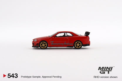 Mini GT 1/64 Nissan Skyline GT-R R34 Tommykaira R-z Red – Mijo Exclusives