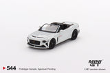 Mini GT 1/64 Bentley Mulliner Bacalar Car Zero White