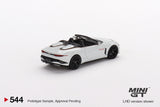 Mini GT 1/64 Bentley Mulliner Bacalar Car Zero White