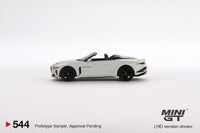 Mini GT 1/64 Bentley Mulliner Bacalar Car Zero White