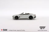 Mini GT 1/64 Bentley Mulliner Bacalar Car Zero White