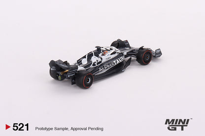 Mini GT 1/64 AlphaTauri AT03 #22 Yuki Tsunoda 2022 F1 Black
