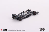 Mini GT 1/64 AlphaTauri AT03 #22 Yuki Tsunoda 2022 F1 Black