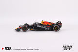 Mini GT 1/64 Oracle Red Bull Racing RB18 #11 Sergio Pérez 2022 Abu Dhabi Grand Prix  3rd Place Black