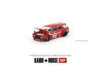 Kaido House x Mini GT 1/64 Datsun KAIDO 510 Wagon CARBON FIBER V2 – Red
