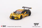 *Japan Exclusive* Mini GT 1/64 Honda NSX GT3 EVO22 #18 ' Upgarage NSX GT3' Team Upgarage Super GT 2022 Series Black & Yellow