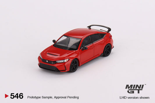 Mini GT 1/64 Honda Civic Type R Rallye Red 2023 w/ Advan GT Wheel