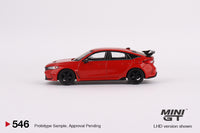 Mini GT 1/64 Honda Civic Typre R Rallye Red 2023 w/ Advan GT Wheel