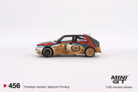 Mini GT 1/64 Lancia Delta HF Integrale Evoluzione 1992 Rally MonteCarlo Martini Racing 4 Cars Set