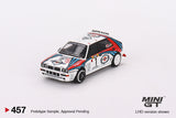 Mini GT 1/64 Lancia Delta HF Integrale Evoluzione 1992 Rally MonteCarlo Martini Racing 4 Cars Set