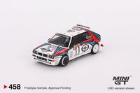 Mini GT 1/64 Lancia Delta HF Integrale Evoluzione 1992 Rally MonteCarlo Martini Racing 4 Cars Set