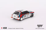 Mini GT 1/64 Lancia Delta HF Integrale Evoluzione 1992 Rally MonteCarlo Martini Racing 4 Cars Set