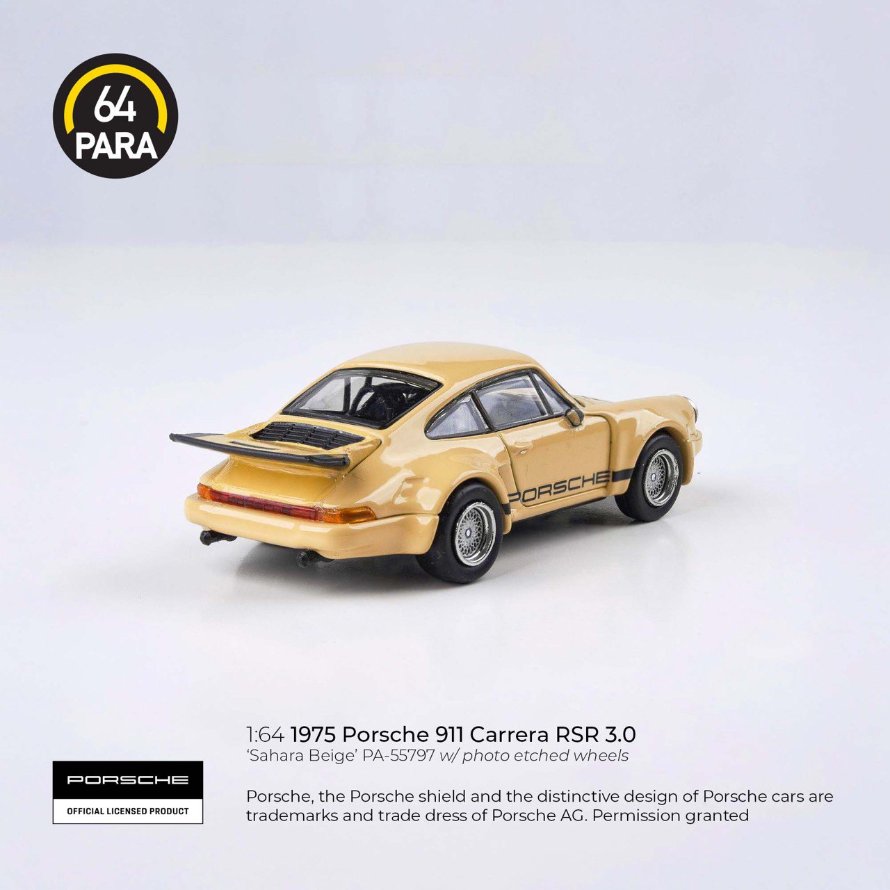 Para64 1/64 Porsche 911 Carrera RSR 3.0 Sahara Beige - PA-55797