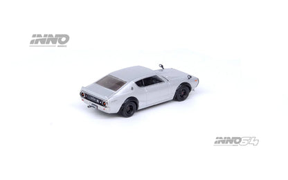 Inno64 1/64 Nissan skyline 2000 GT-R (KPGC110) Silver - IN64-KPGC110-SIL