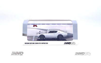 Inno64 1/64 Nissan skyline 2000 GT-R (KPGC110) Silver - IN64-KPGC110-SIL