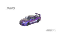 Inno64 1/64  Nissan Skyline GT-R (r34) Z-Tune Endgame Australia Special Edition Purple