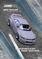 Inno64 1/64 Nissan Skyline GT-R (R33) Pandem/ Rocket Bunny Cement Grey Matte