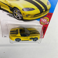 Hot Wheels 1/64 Dodge Viper RT/10 Yellow - Damaged Card
