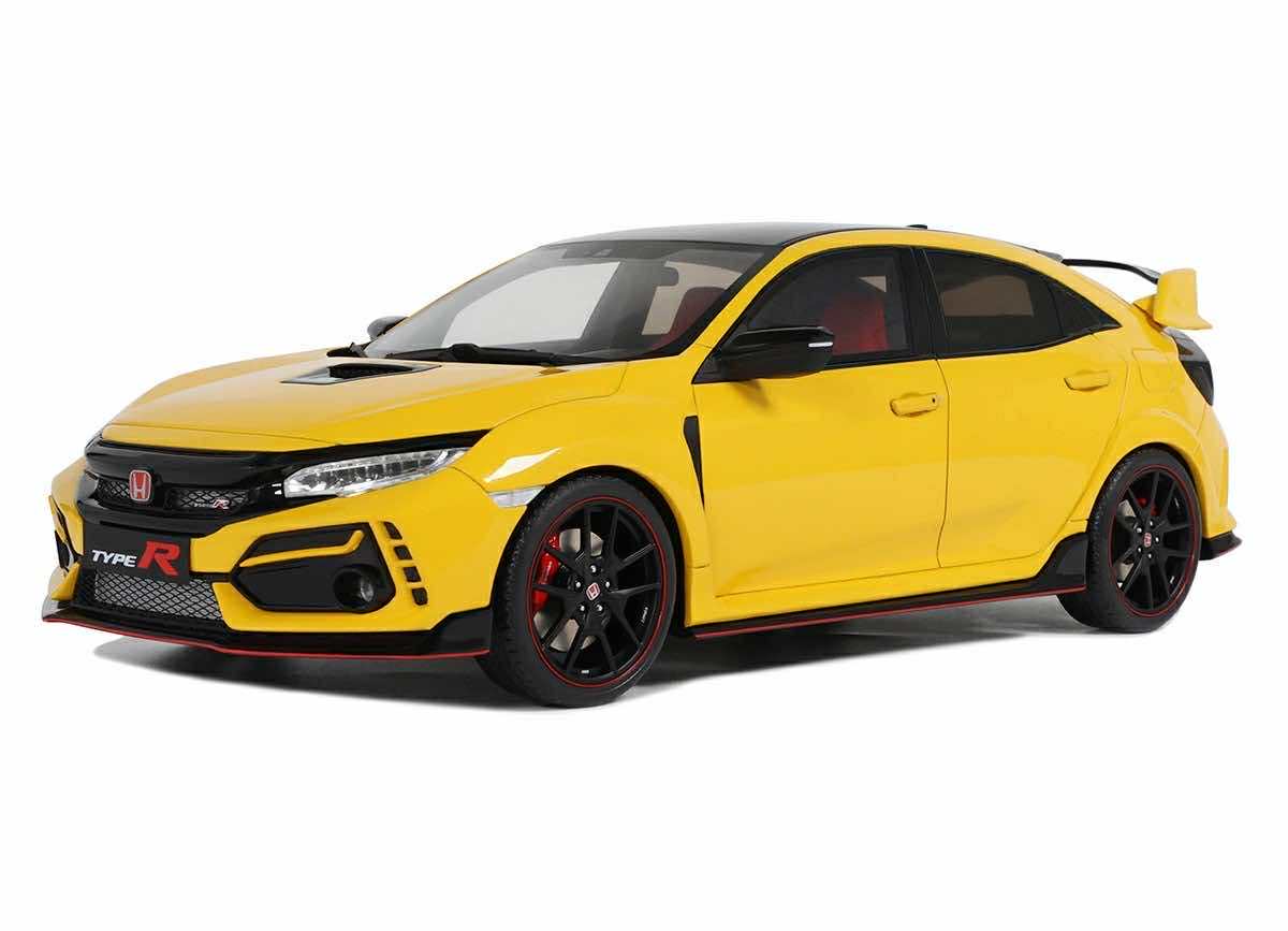 Otto Mobile 1/18 Honda Civic Type R GT FK8 Yellow