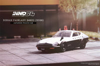 Inno64 1/64 Nissan Fairlady 240ZG (HS30) Japanese Police Car Black & White