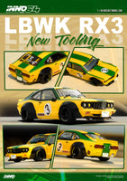 Inno64 1/64 LBWK RX-3 Savanna Yellow & Green