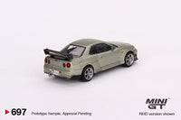 Mini GT 1/64 Nissan Skyline GT-R (R34) Tommykaira R-z Millenium Jade