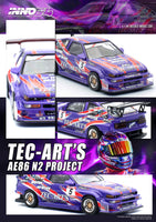 Inno64 1/64 Toyota Tec-Art’s AE86 N2 Project Purple