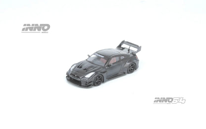 Inno64 1/64 LB-Silhouette Works GT Nissan 35GT-RR Full Dry Carbon Black