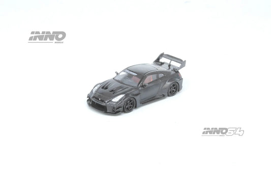 Inno64 1/64 LB-Silhouette Works GT Nissan 35GT-RR Full Dry Carbon Black