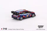 Mini GT 1/64 Hyundai i20 N Rally1 Hybrid #11 2023 Rally Monte Carlo 3rd Place Blue