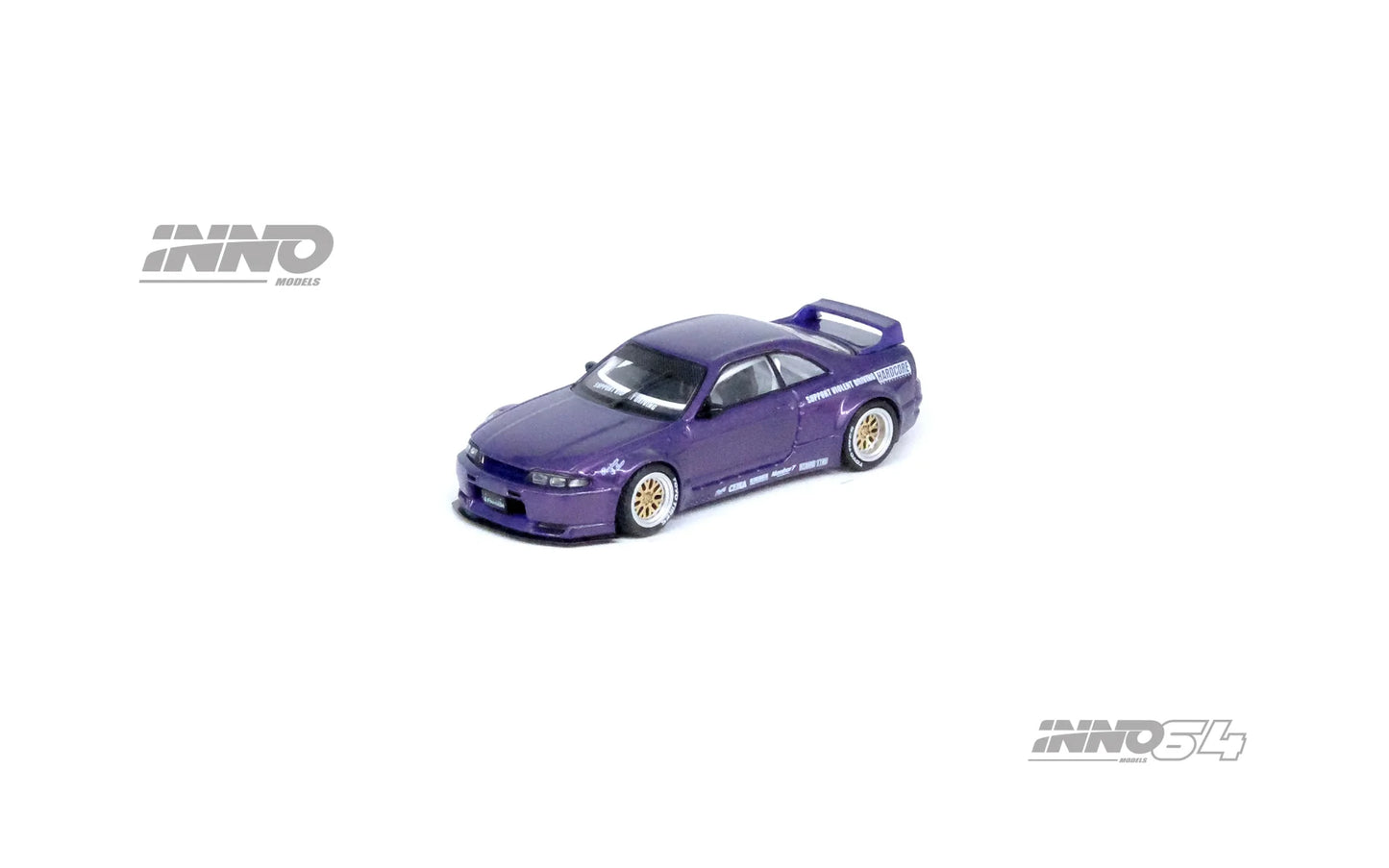 Inno64 1/64 Nissan Skyline GT-R (R33) "Pandem/Rocket Bunny" Purple
