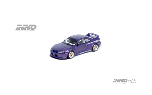 Inno64 1/64 Nissan Skyline GT-R (R33) "Pandem/Rocket Bunny" Purple