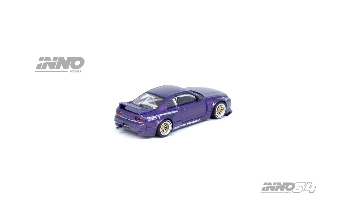Inno64 1/64 Nissan Skyline GT-R (R33) "Pandem/Rocket Bunny" Purple