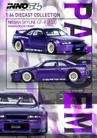 Inno64 1/64 Nissan Skyline GT-R (R33) "Pandem/Rocket Bunny" Purple