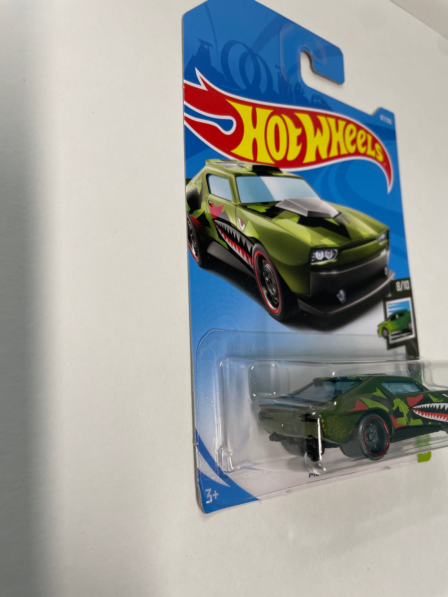 Hot Wheels 1/64 Muscle Bound Green - Damaged Box