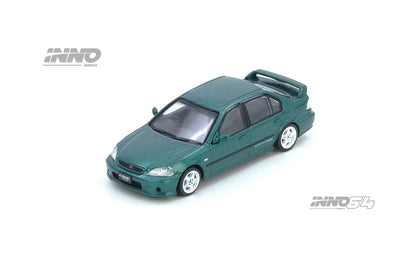 Inno64 1/64 Honda Civic Ferio Si (EK) Green- IN64-EKS-GREEN