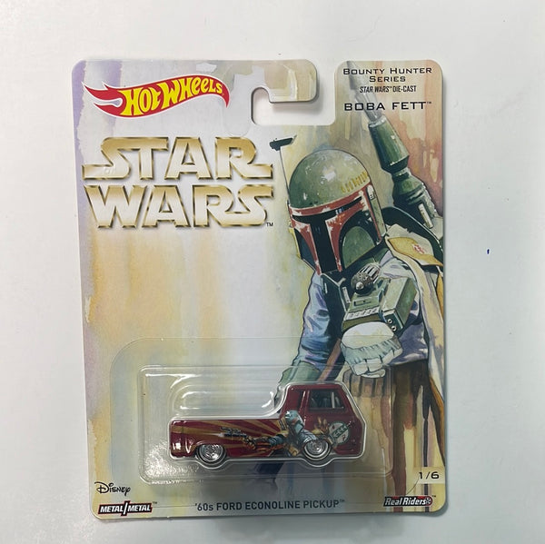 Hot Wheels 1/64 Pop Culture Star Wars ‘60s Ford Econoline Pickup Red