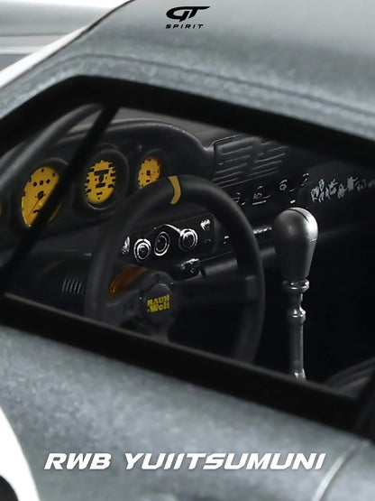 GT Spirit 1/18 2024 Porsche RWB Yuiitsumuni Silver - GT522