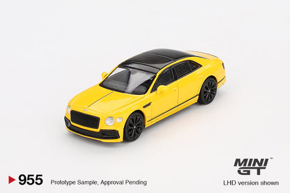 Mini GT 1/64 Bentley Flying Spur Monaco Yellow