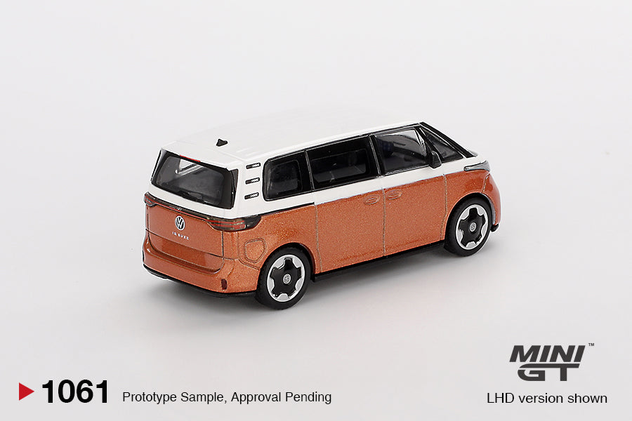 Mini GT 1/64 Volkswagen ID.Buzz Candy White / Energetic Orange - MGT01061