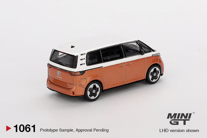 Mini GT 1/64 Volkswagen ID.Buzz Candy White / Energetic Orange - MGT01061
