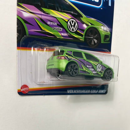 Hot Wheels 1/64 Neon Speeders Volkswagen Golf MK7 Green