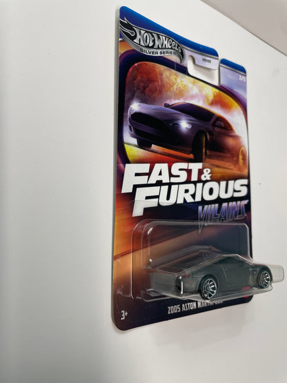 Hot Wheels 1/64 Fast And Furious Villains 2005 Aston Martin DB9 Silver
