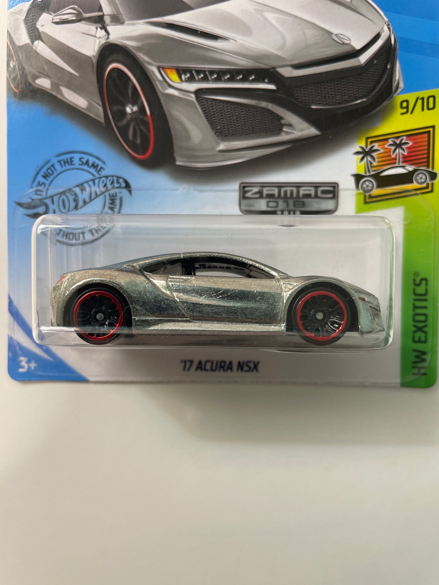Hot Wheels 1/64 Zamac ‘17 Acura NSX - Damaged Box