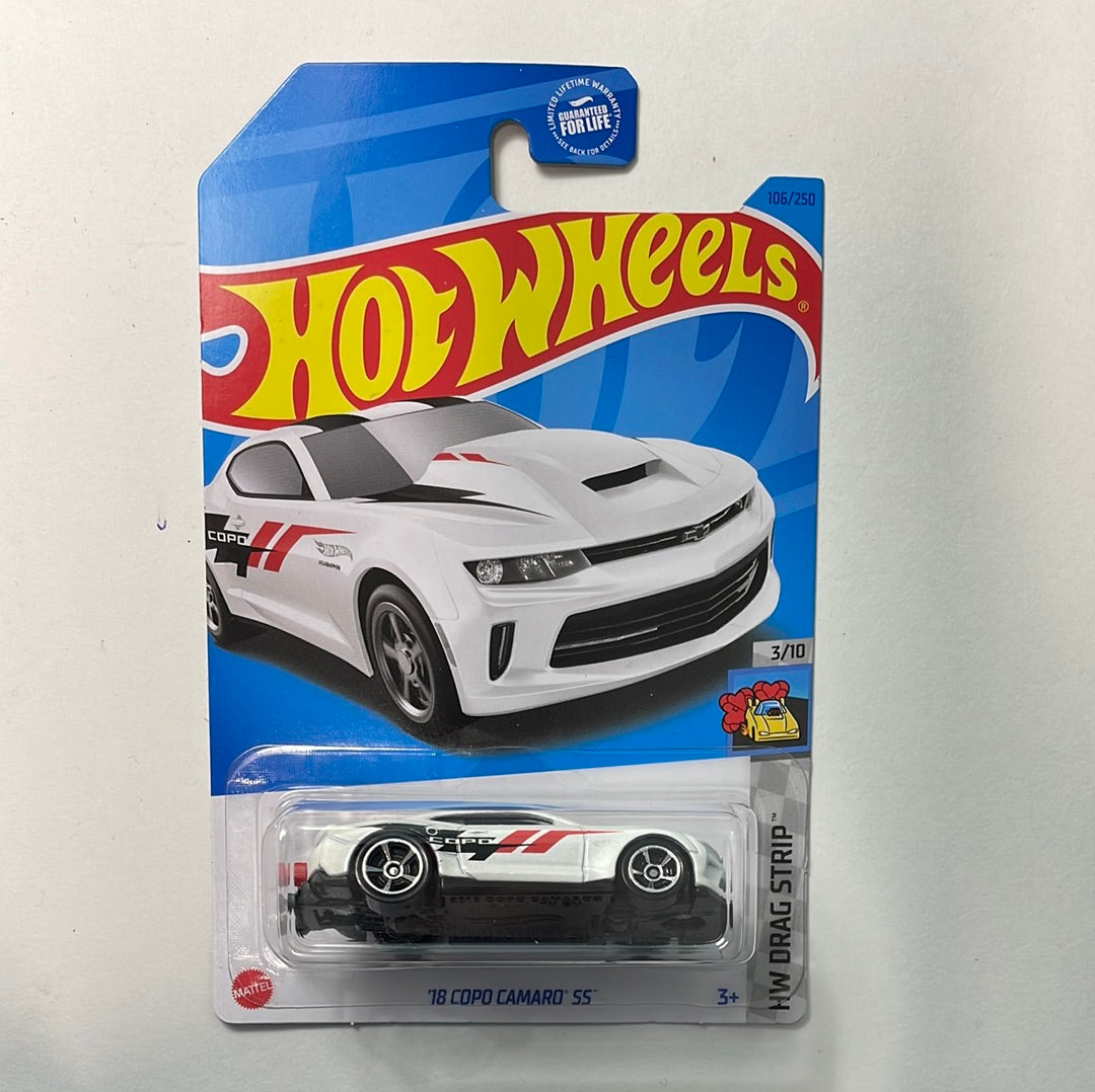 Hot Wheels 1/64 ‘18 Copo Camaro SS White