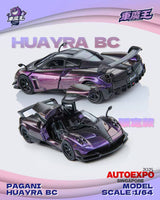 Demon King Auto 1/64 Pagani Huayra BC Purple - The Diecast Expo 2025 Singapore Dinner Exclusive