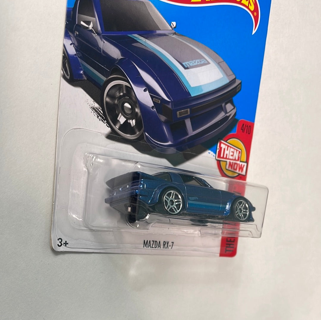 Hot Wheels 1/64 Mazda RX-7 Blue