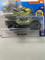 Hot Wheels 1/64 UNSC Warthog Green Short Card - Damaged Card